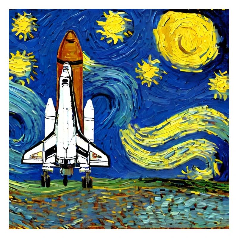 Space Shuttle Van Gogh