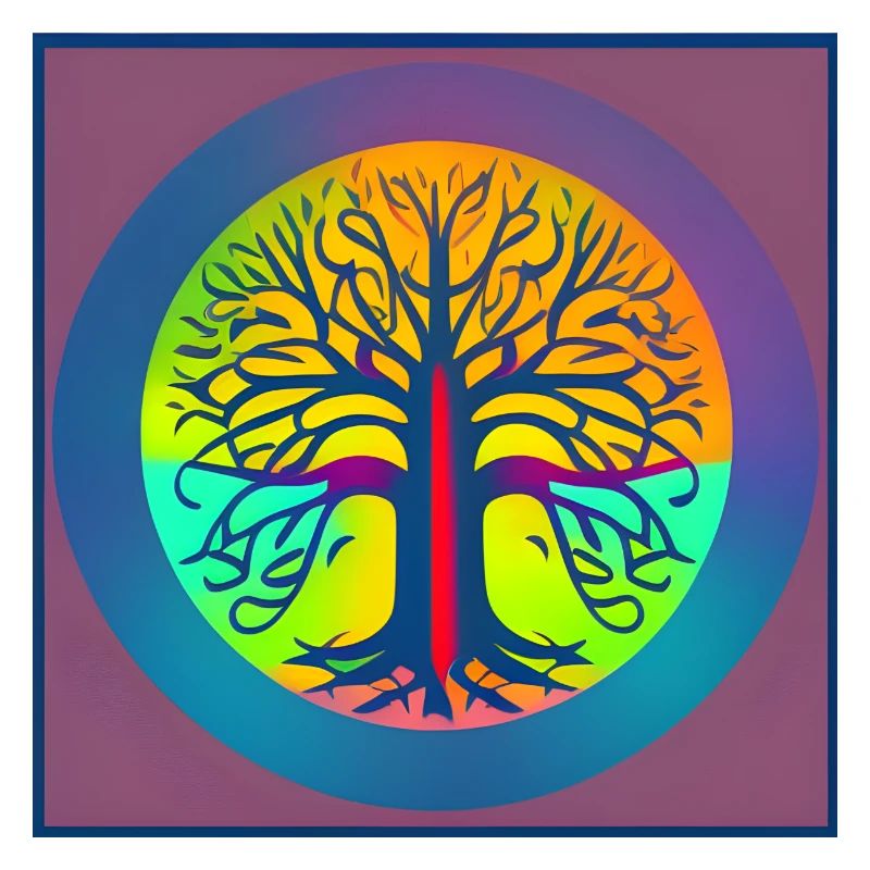 Auffälliger Baum des Lebens