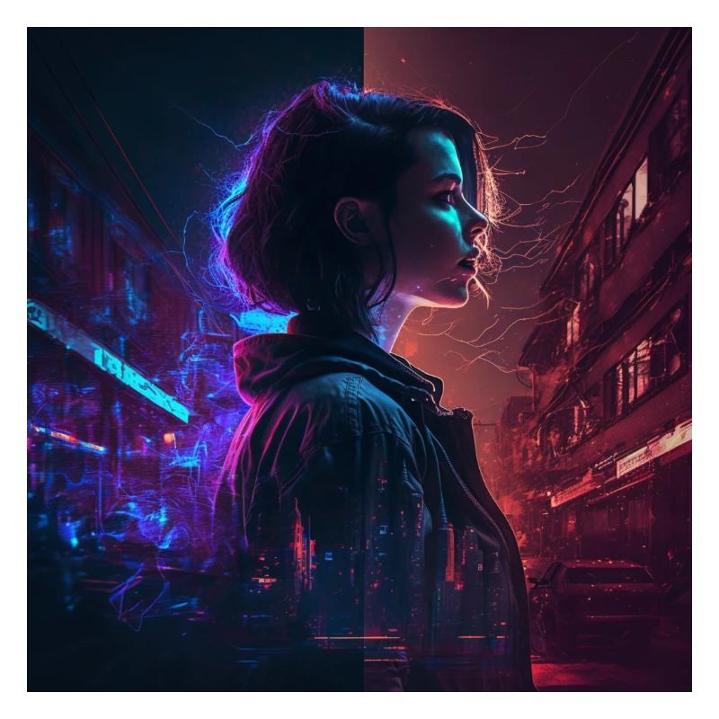 Neon auf der Haut