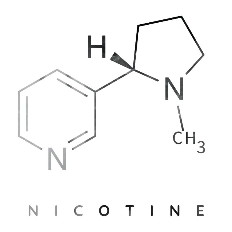 Molécule de nicotine