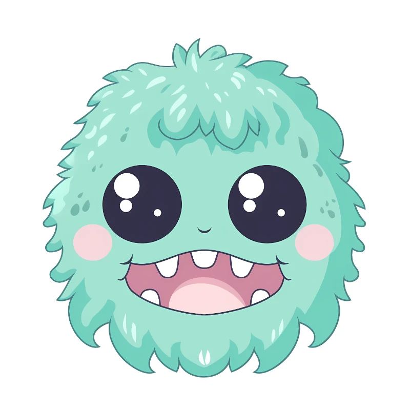 Cuddly soft monster