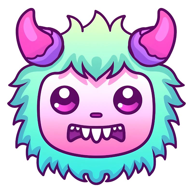 Monsterchen mit Hörnern