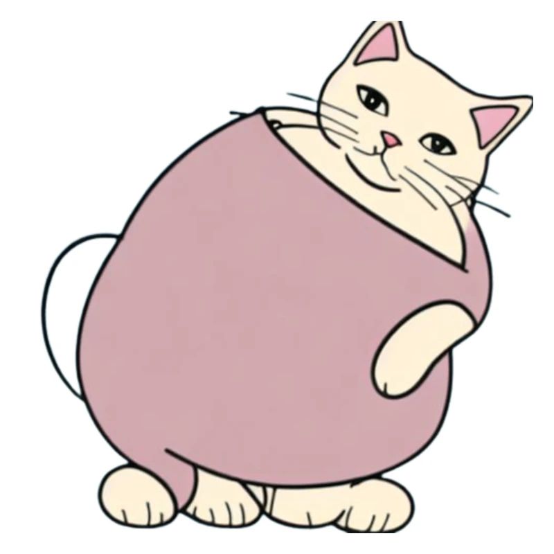 Fette Katze