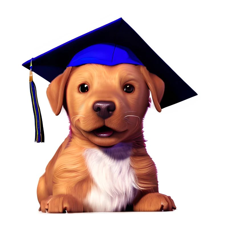 Bachelor Labrador Study Dogs Graduation