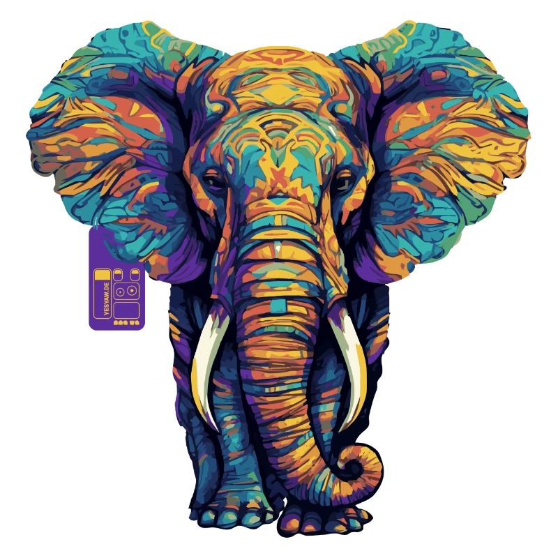 elefant color vector