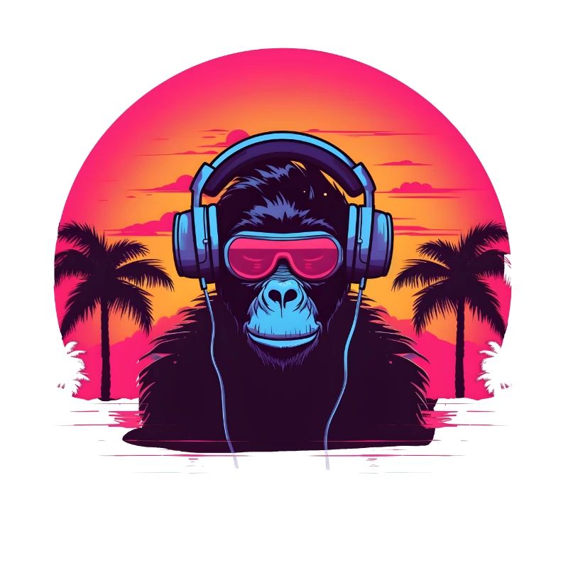 Synthwave DJ Ape