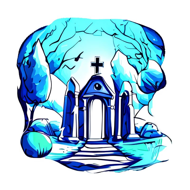 Cemetery, grave, graves, mausoleum