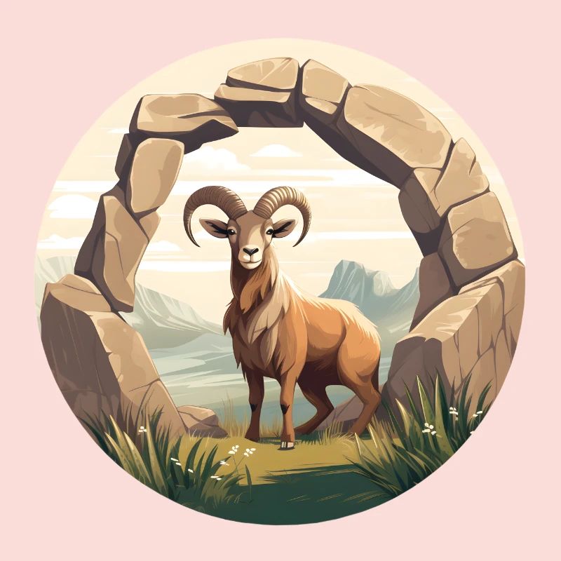 Majesté Alpine Ibex