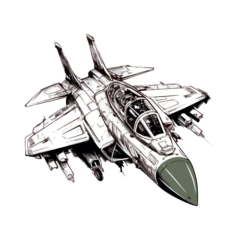 Avion flêche d argent