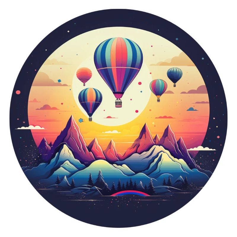 Lebendige Retro-Abenteuer: Stilvolle Ballonfahrt