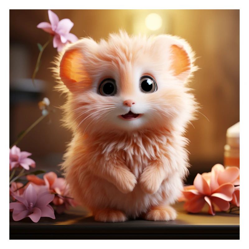 Fluffy mouse