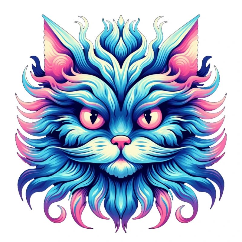 Chat psychédélique Perso