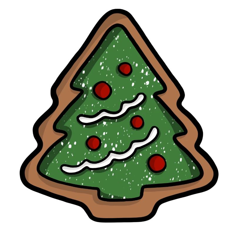 Christmas Tree Cookie