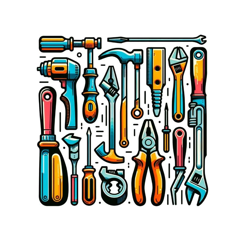 Collection d’outils divers