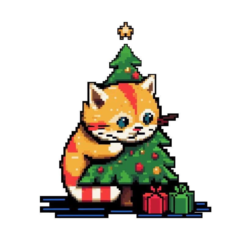 Weihnachtskatze