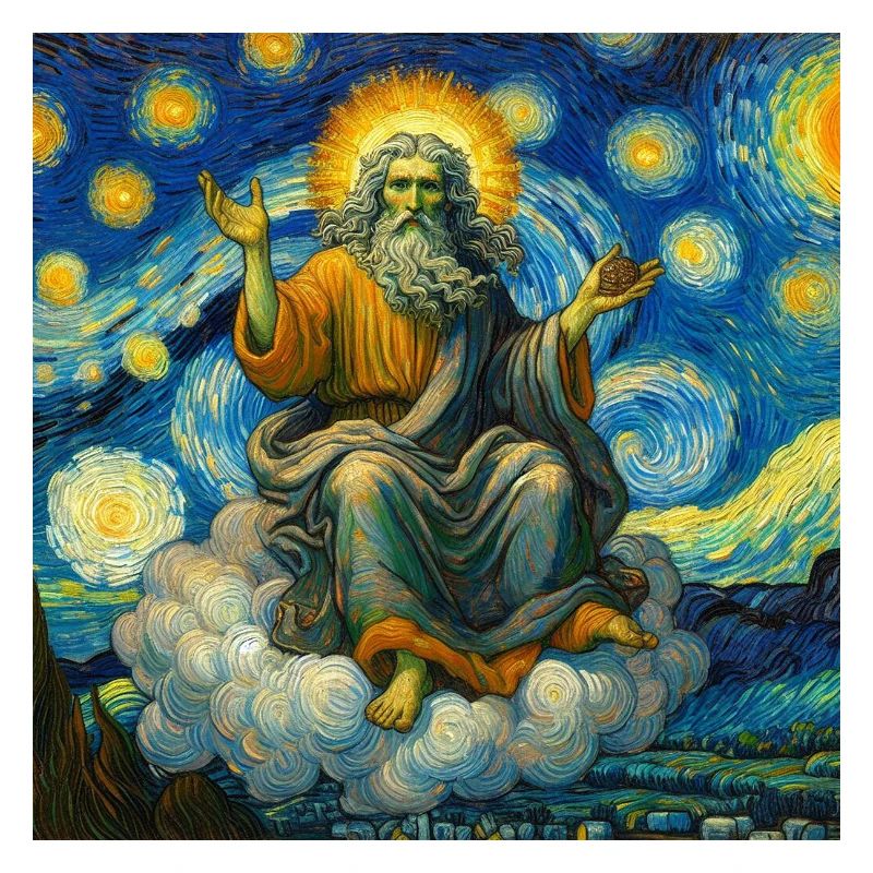 God in a Van Gogh