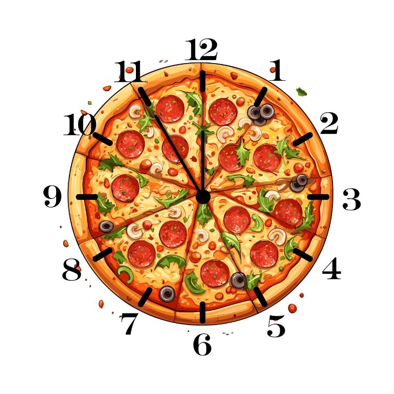 C’est l’heure de pizza