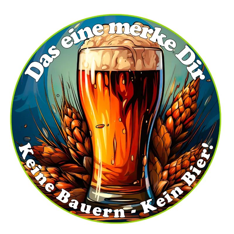 Das eine merke Dir, keine Bauern, kein Bier