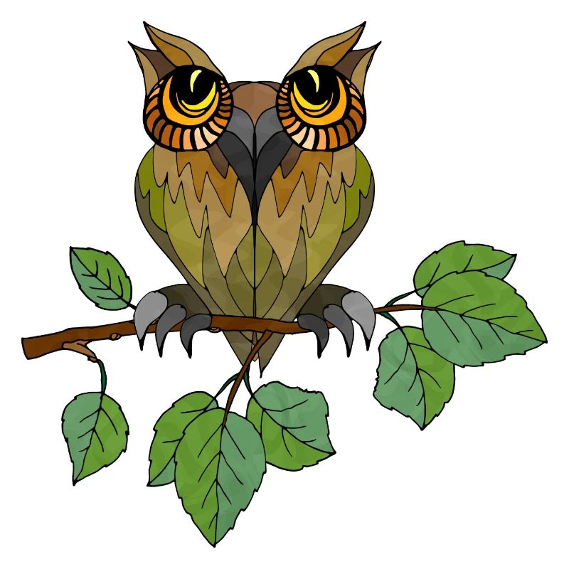 Bunter Vogel