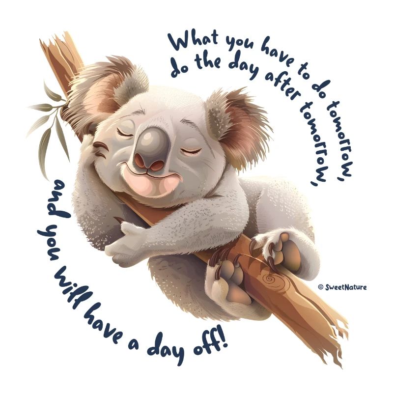 Lazy Koala Bear