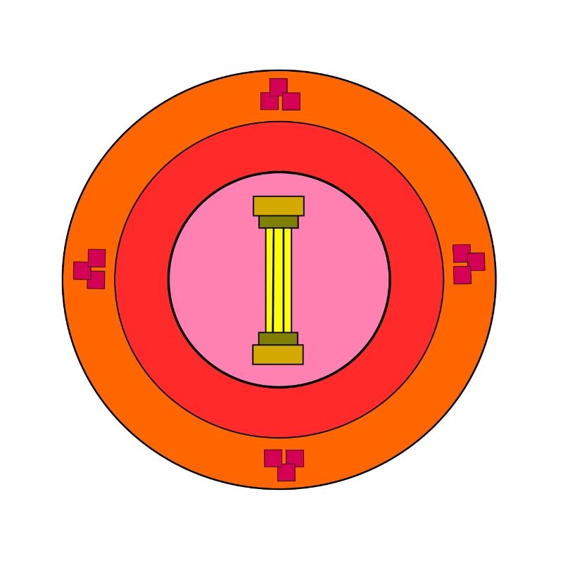 Emblem with column