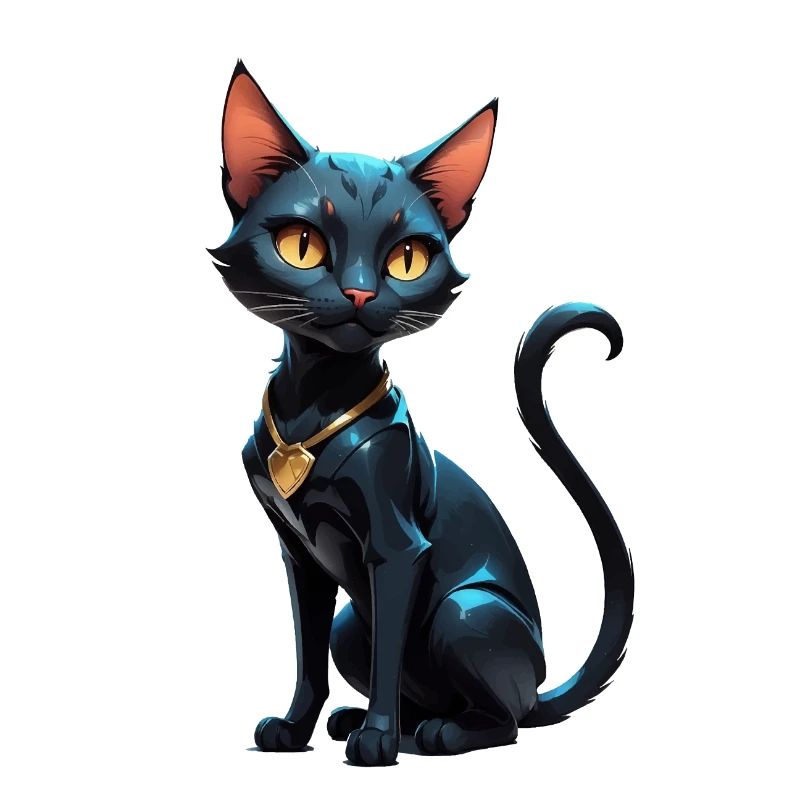 Chat Bande Dessinée Mignon