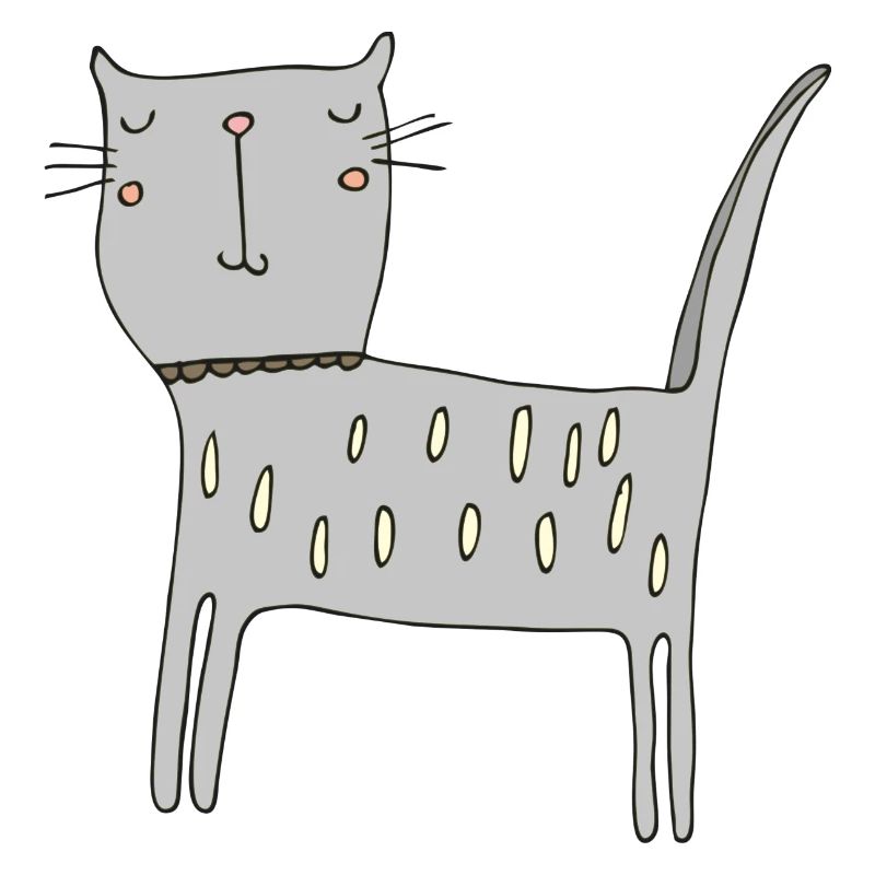 katze grau