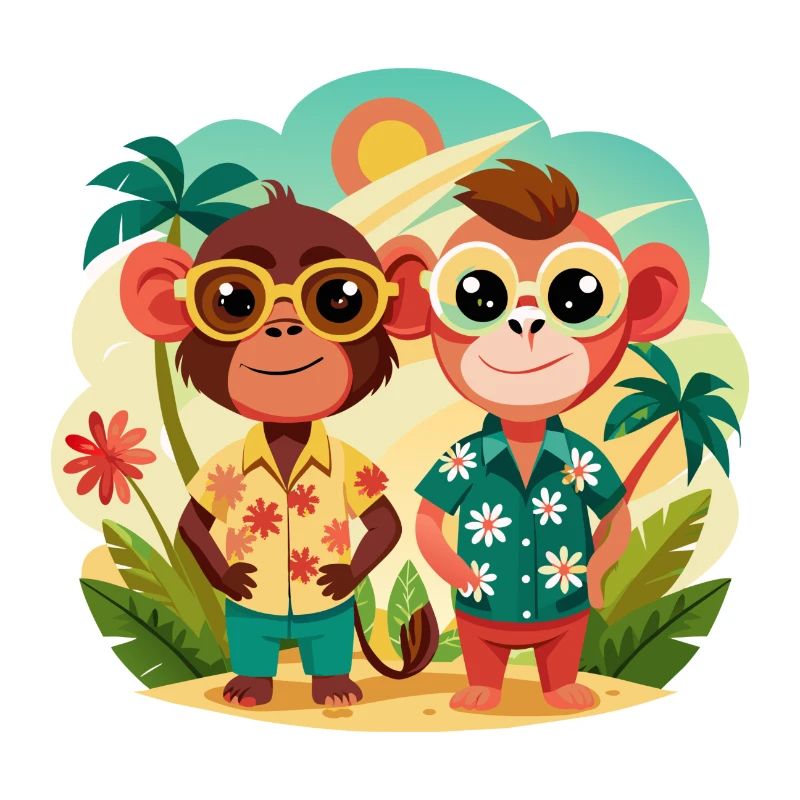 Jungle Junior: Playful Monkey Adventure