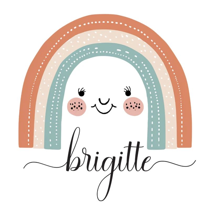 Brigitte! Rainbow, customizable