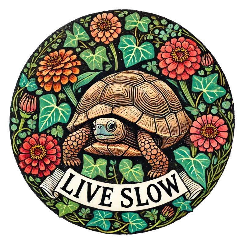 Live Slow Turtle
