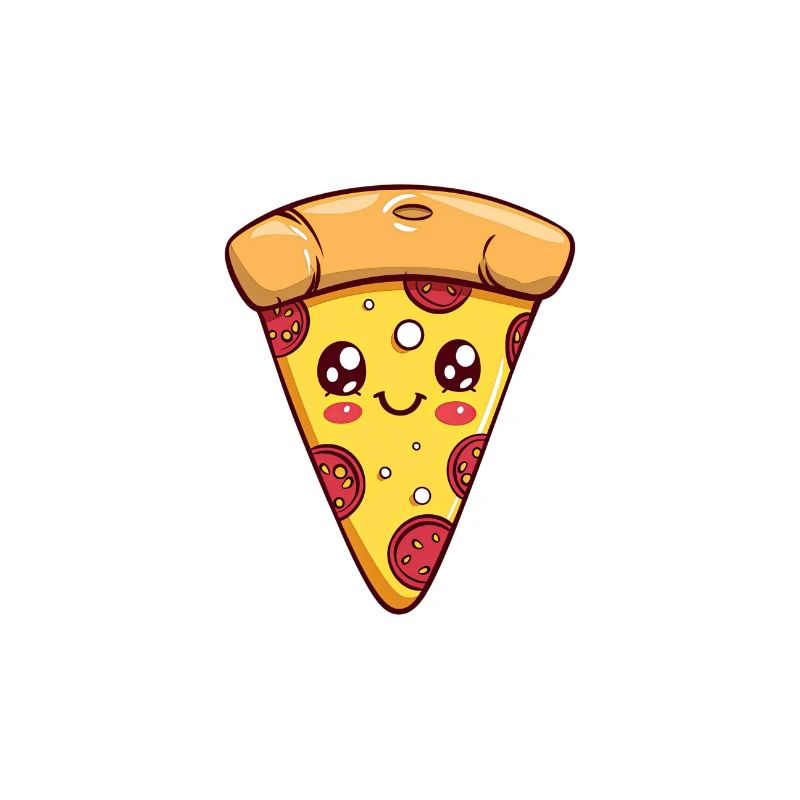 Funny Pizza Face