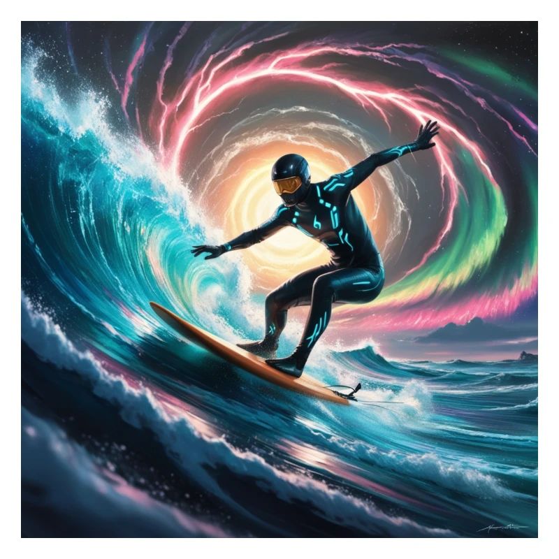Pulsar Surfer – A Sci-Fi Adventure on a Cosmic Scale