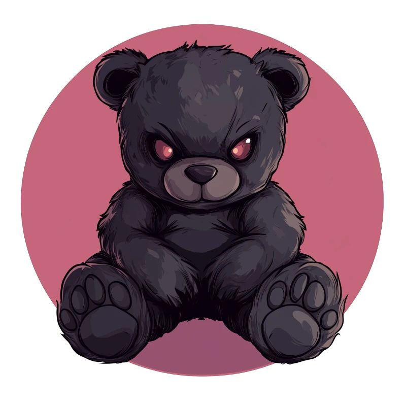 Fearless Teddy Bear: Darkness in Style