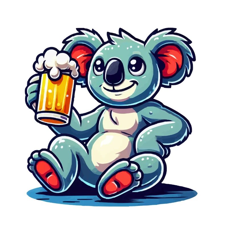 koalabär bier comic