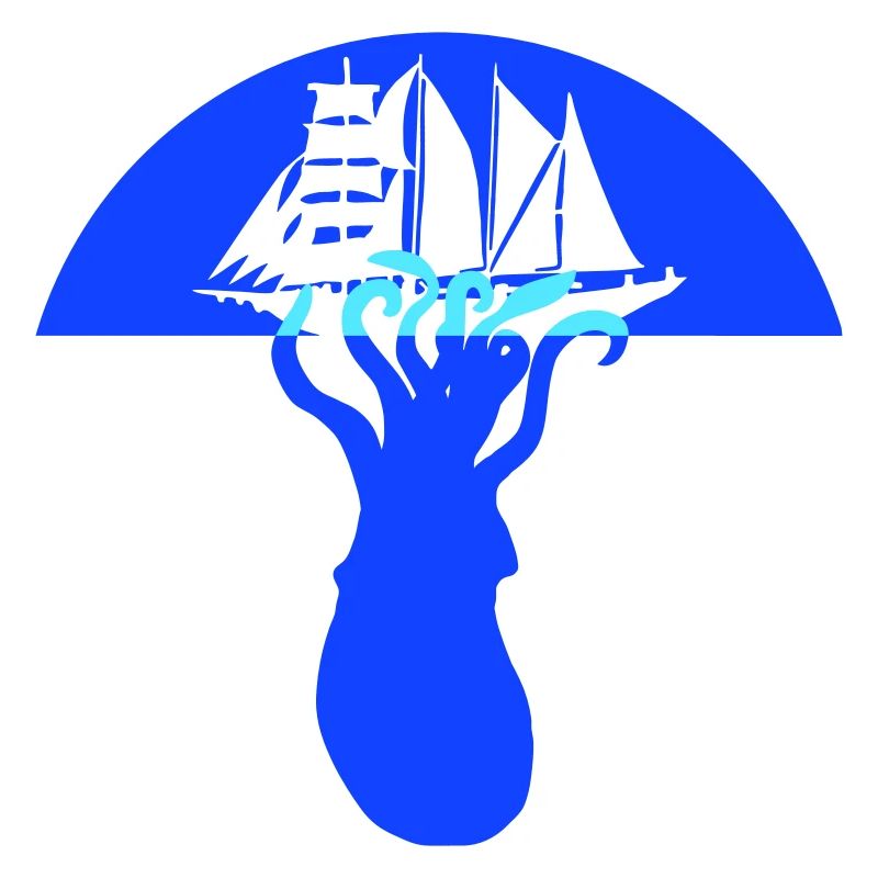 Octopus Ship Attack Sailing Sailing Ship Monster