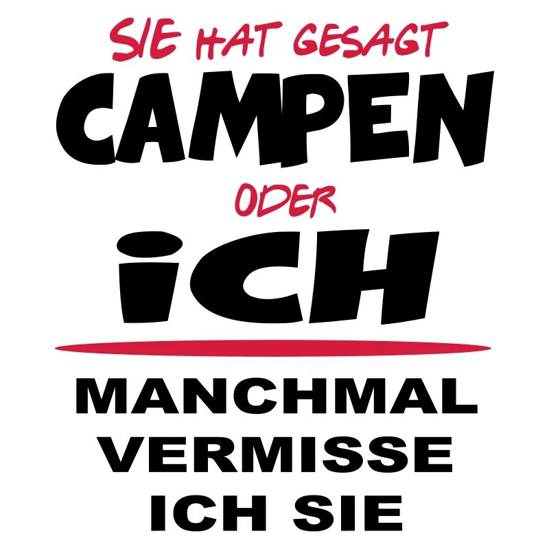 Campen oder ich Campingplatz Zelten