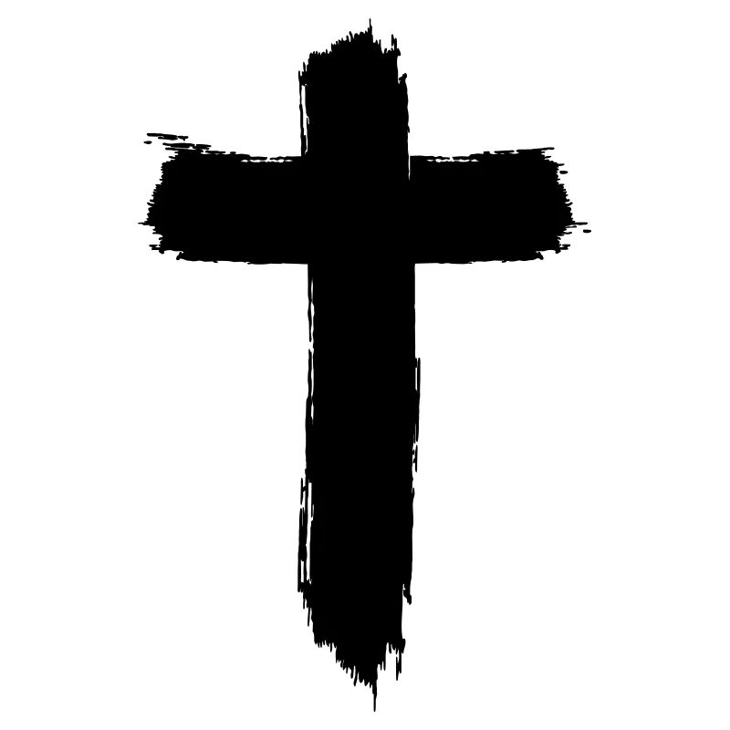 Kreuz Design im Graffiti-Style
