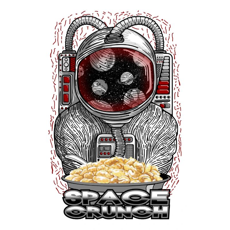 Space crunch astronaut