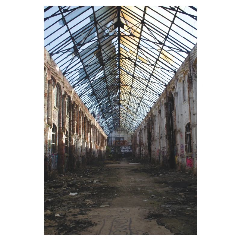 Industrial Construction Poster Architecture Graffiti Poster