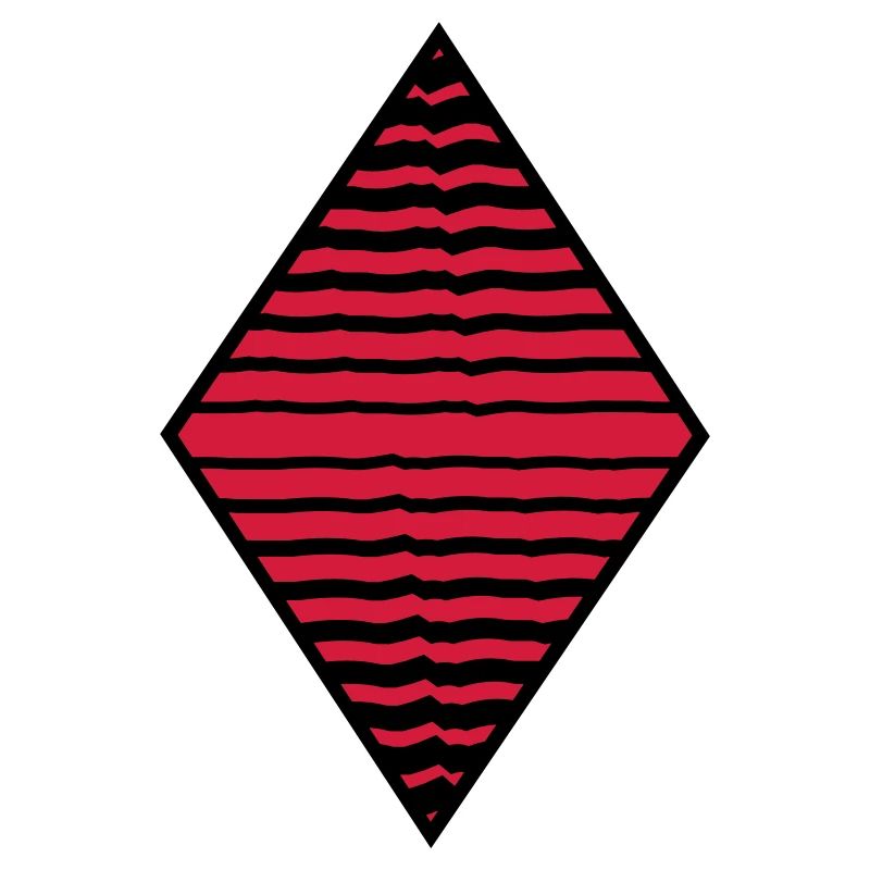 Rhombus form strokes pattern many lines