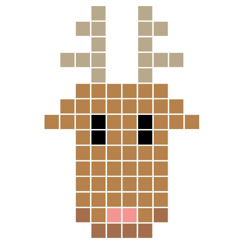 pixel reindeer