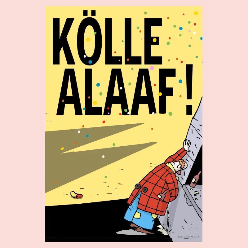 Cartoon Alaaf du Carnaval de Cologne