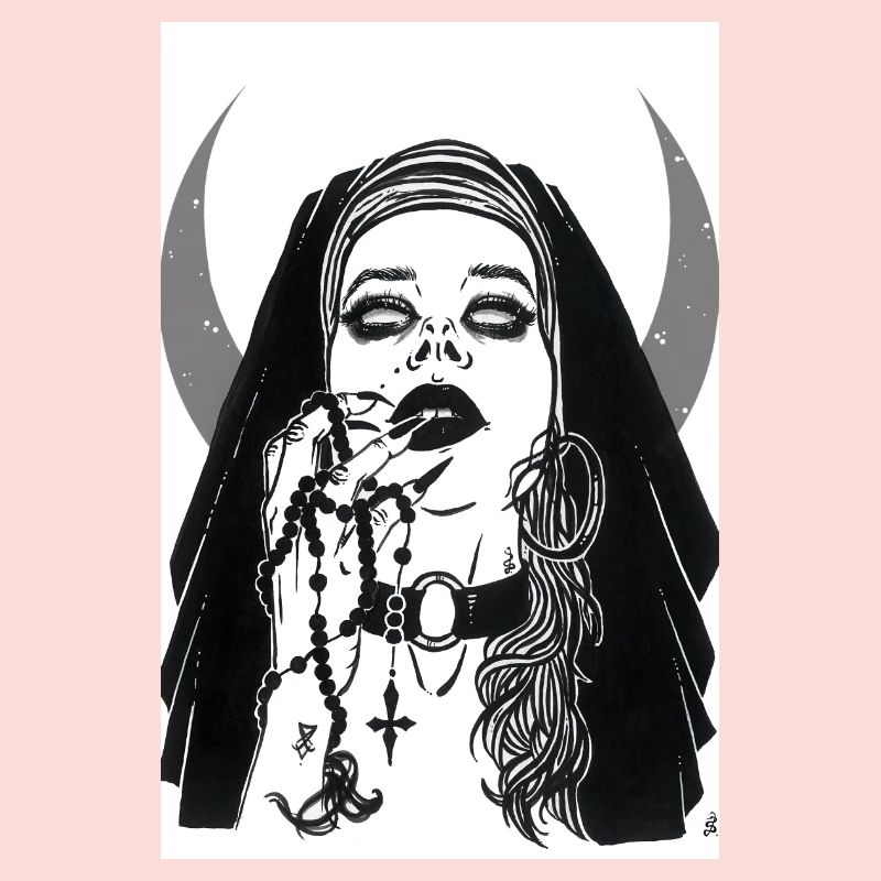 Die dunkle Nonne