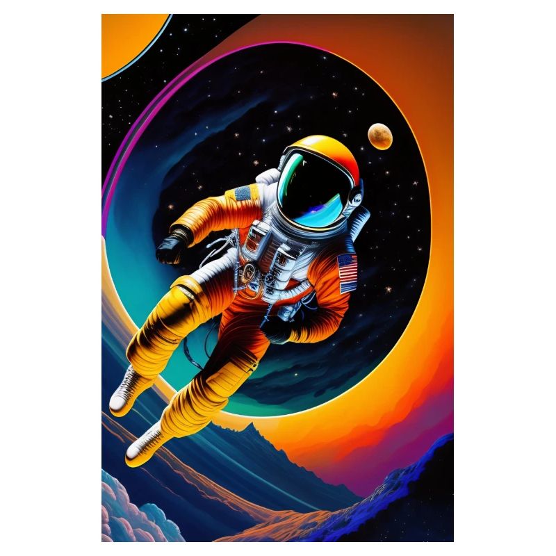 Floating astronaut