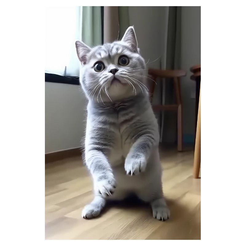 Drôle de chat mignon
