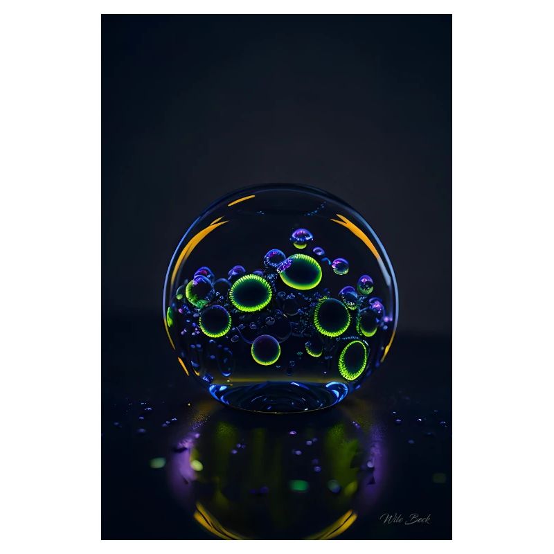 Bubbles in a bubble neon 1