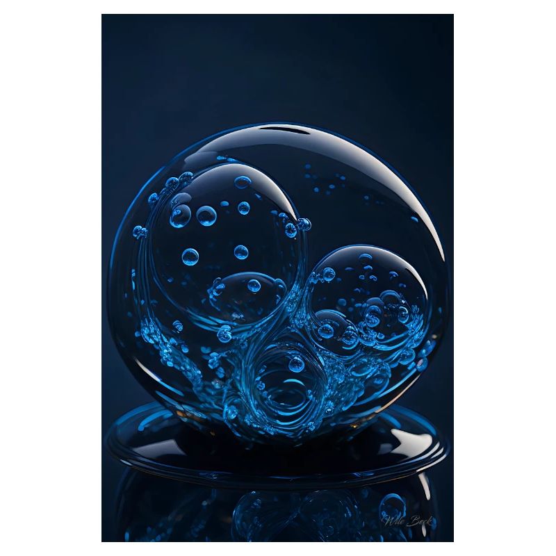 Bubbles in a bubble blue 2
