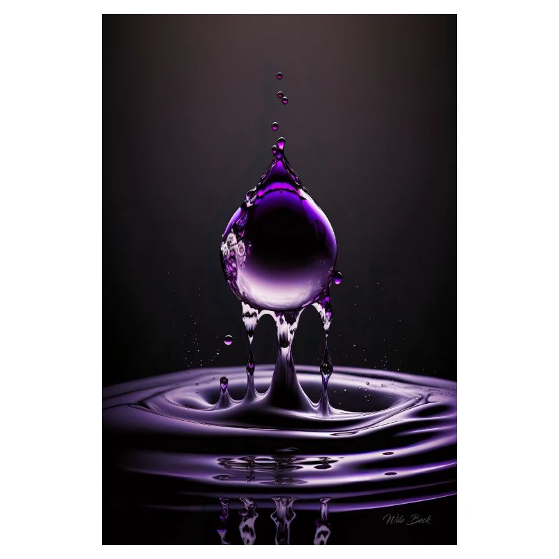 Gouttes violettes 3