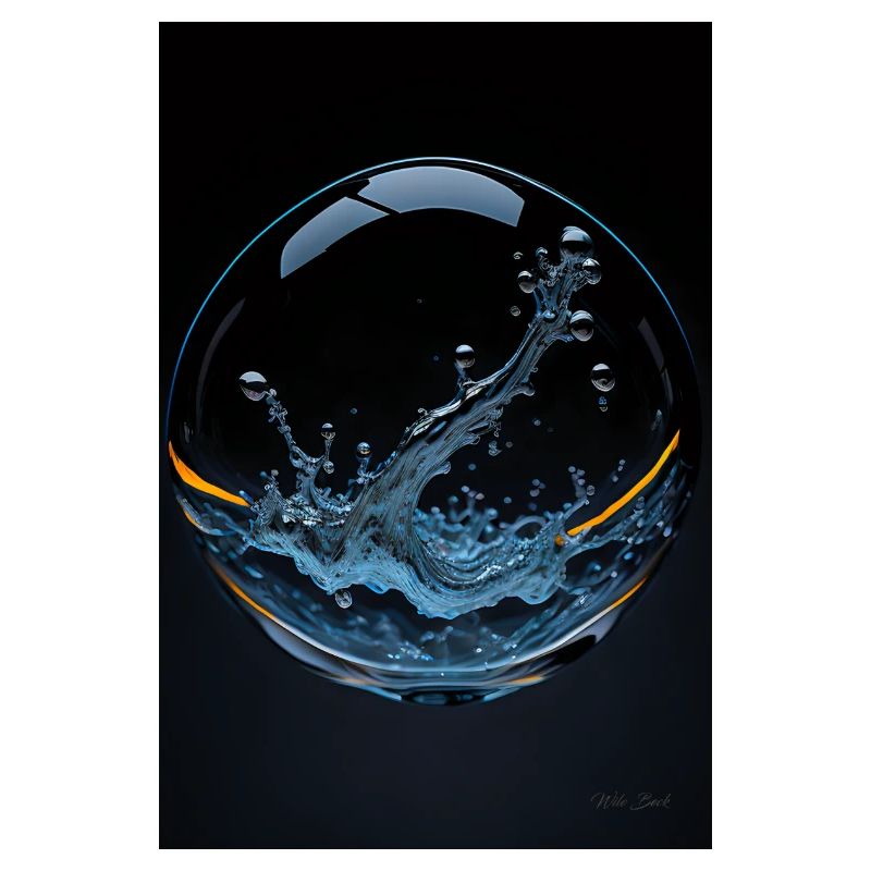 Kaos in einer Blase chrome 2