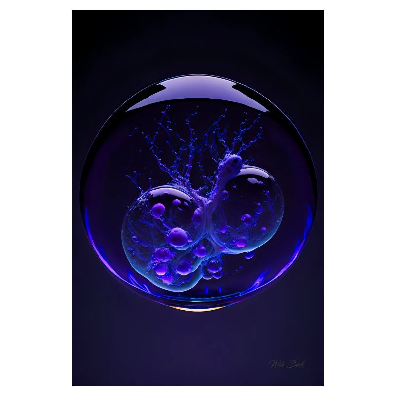 Kaos dans une bulle violette 4